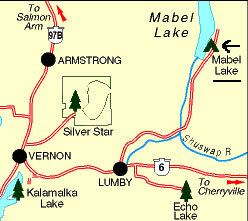 Mabel Lake Map